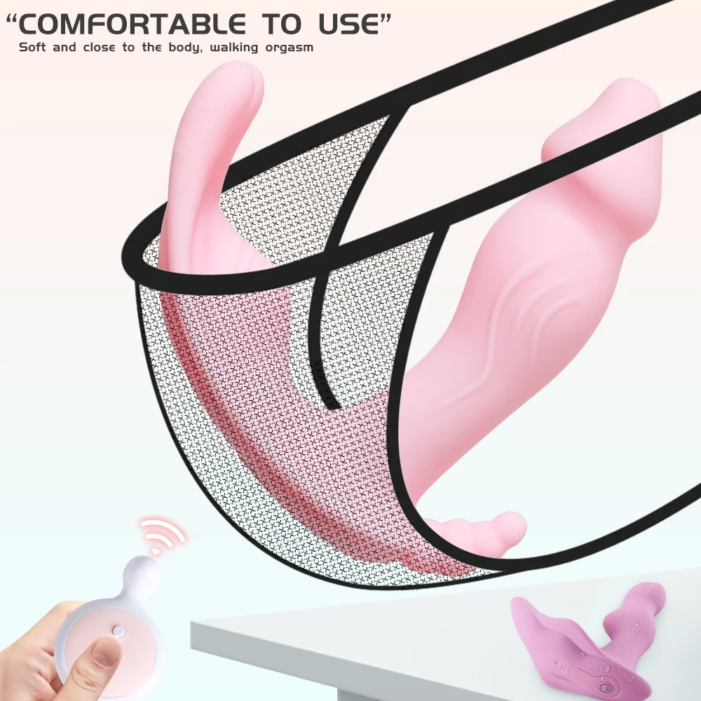 Female Wireless Remote Control Dildo Clitoris Vibrator Sex Toys