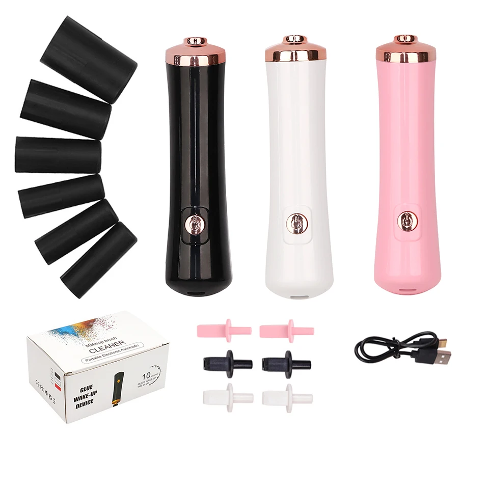 Portable Electric Glue Shaker - USB Rechargeable Liquid Mixing Device for Nail Polish, Tattoo Ink, and Lash Adhesive