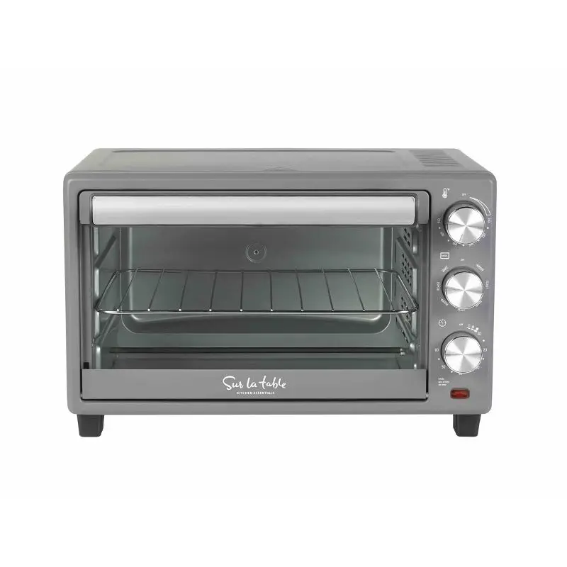 Cool Gray 22L Air Fryer Toaster Oven for Spacious Cooking Capacity