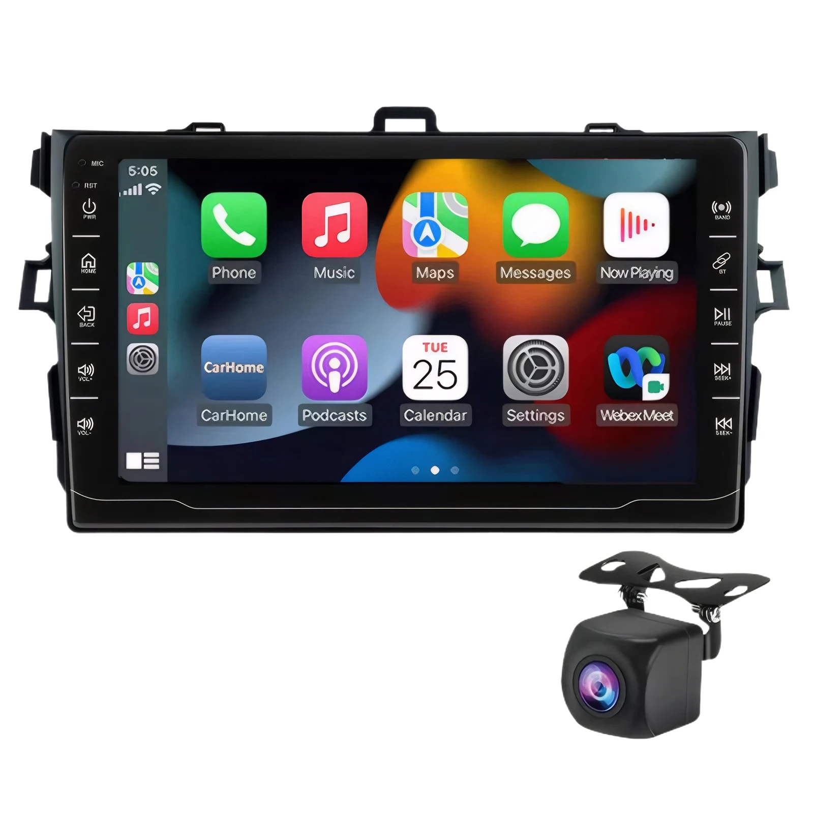 

Black Car Radio With Android 0 OS Built-in WiFi Navigation Bluetooth Handsfree 2+32G