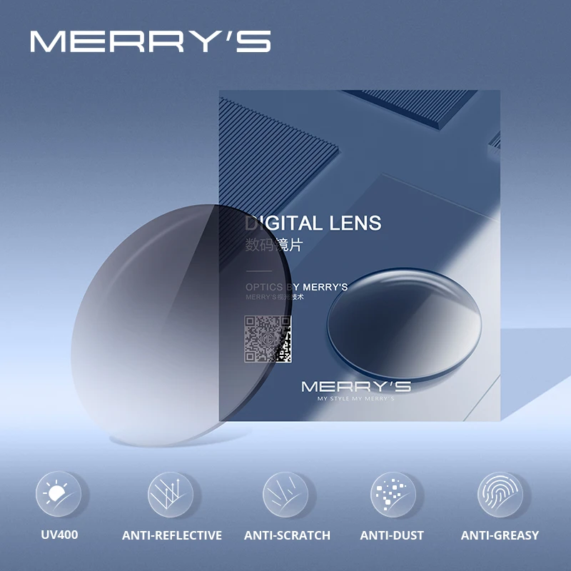 Tinted Dyeing R2 Series Gradient Prescription Sunglasses Lens 1.56 1.61 1.67 CR-39 Resin Optical Lenses Myopia Hyperopia MERRYS optical lenses prescription lenses prescription glasses lenses multifocal glasses lenses