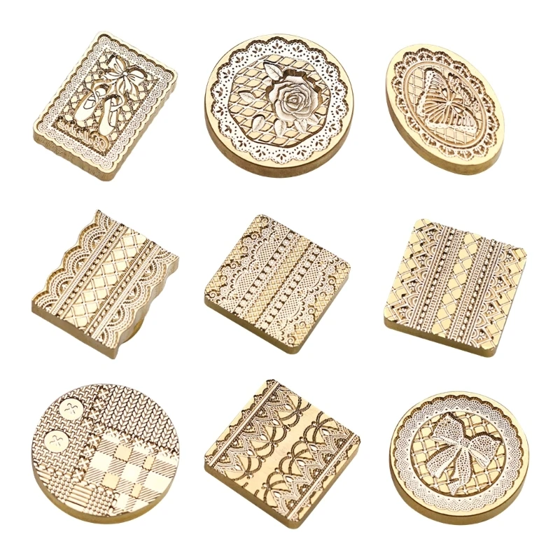 

Lace Series Wax Stamp DIY Handicraft Practical Hand Account Decoration