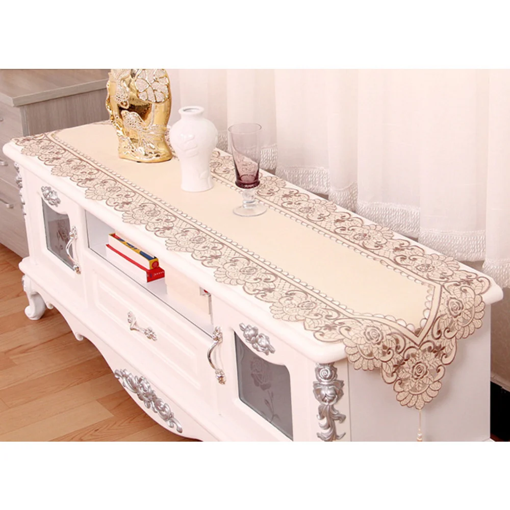 010 nappe brodée rurale de style européen, tissu, drapeau de table, housse de chaise_voghion.com