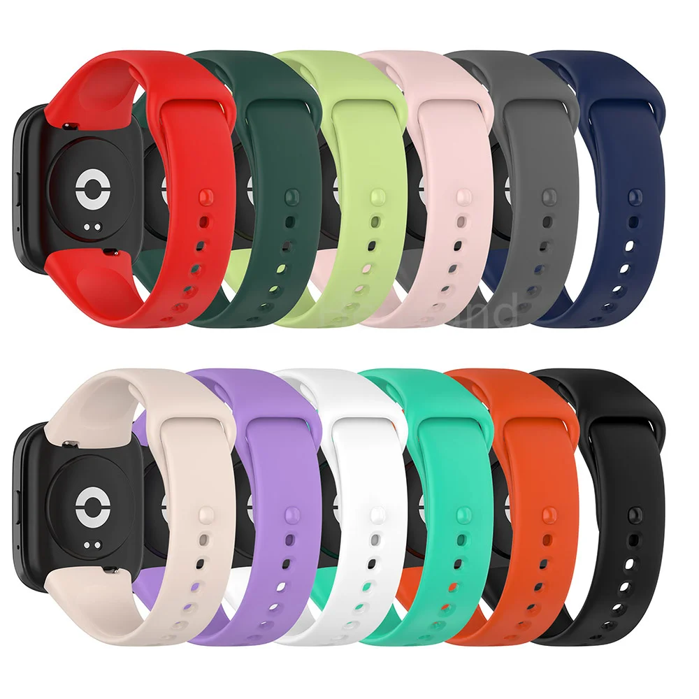 Z.DuDuZAZA Bandas compatibles con Xiaomi Redmi Watch 3 correas, [10  unidades] Pulseras de reloj de silicona suave para mujeres y hombres,  pulseras de