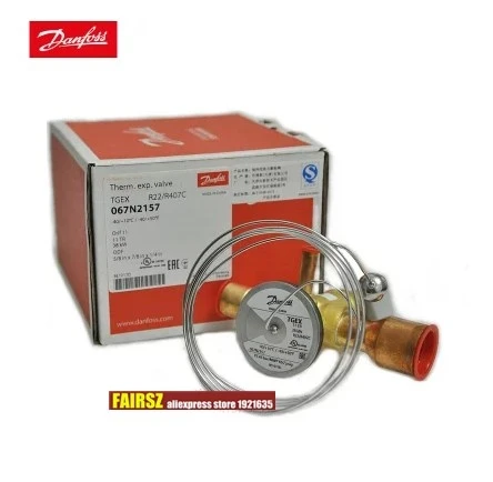 DAN.FOSS TGEX 11TR 067N2157 38kw TGEX Thermal Expansion Valve FAIRSZ STORE