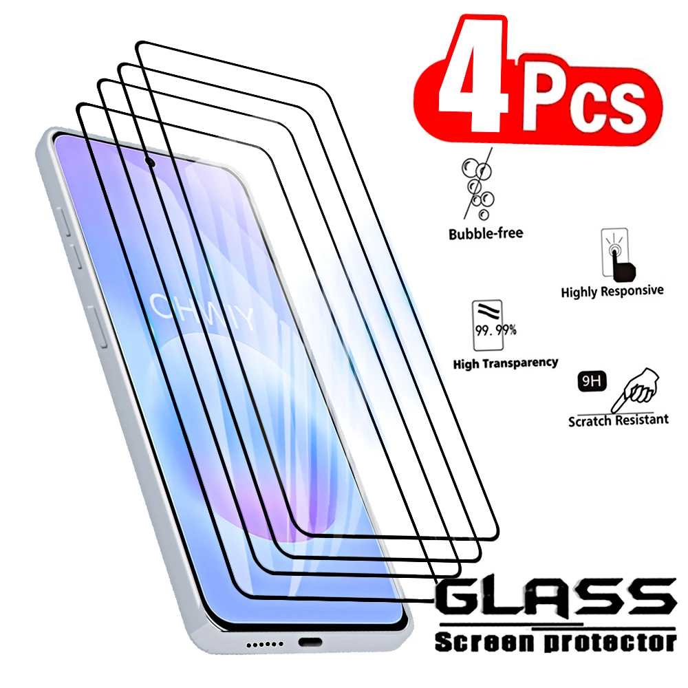 4-Pack Tempered Glass Screen Protector Set – Premium Front HD Protective Film