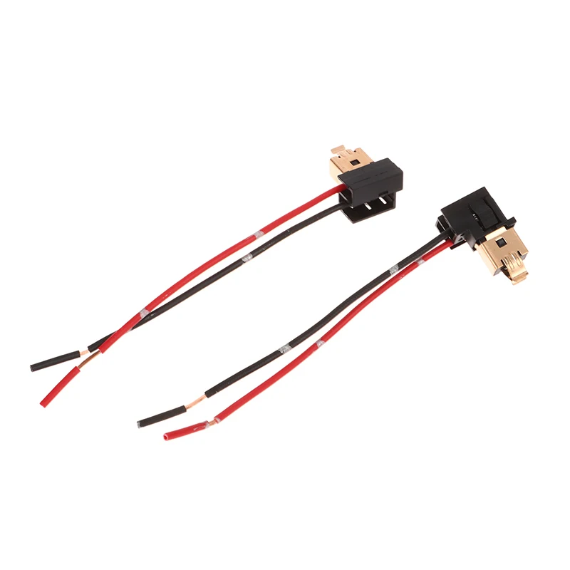 Description Picture 5 of item2Pcs Socket Wiring Light Socket Harness Car Accessories Adapter Lamp Holders Copper Core H1 H3 12V Power Source Connection Cable