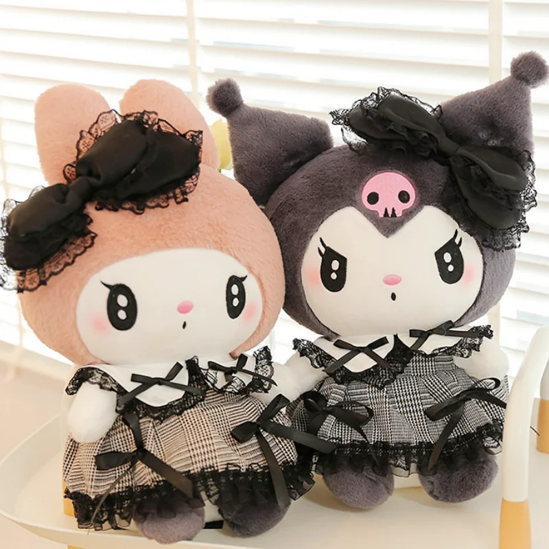 30-100cm Sanrio Kuromi Kawaii Plush Toy Cute Kuromi Hello Kitty Doll Filled  With Plush Pillow Room Decoration Toy Birthday Gift - AliExpress