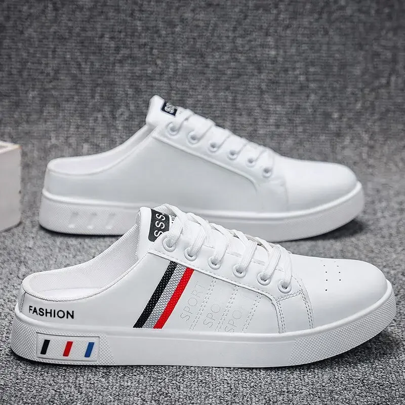 Summer Men Slippers Brand Comfortable Casual Shoes for Men Fashion Flat Sneakers High Quality Men Half Slippers Tenis Masculino 1