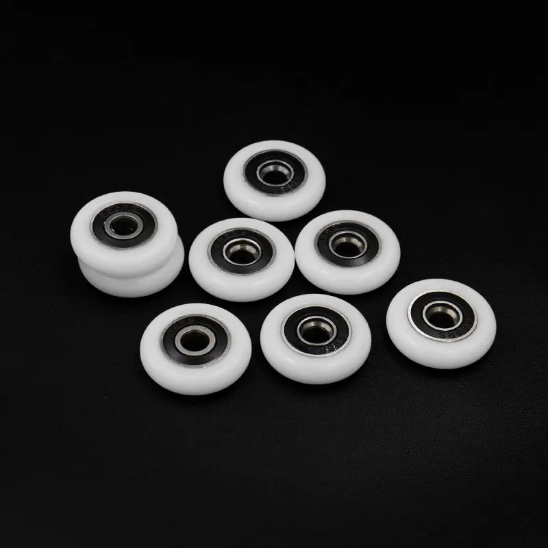Shower door rollers sliding door roller shower room rollers roller bearing 8 Pcs Bath cabinet roller wheel shower room accessories bearing roller wheel 23/25/27mm