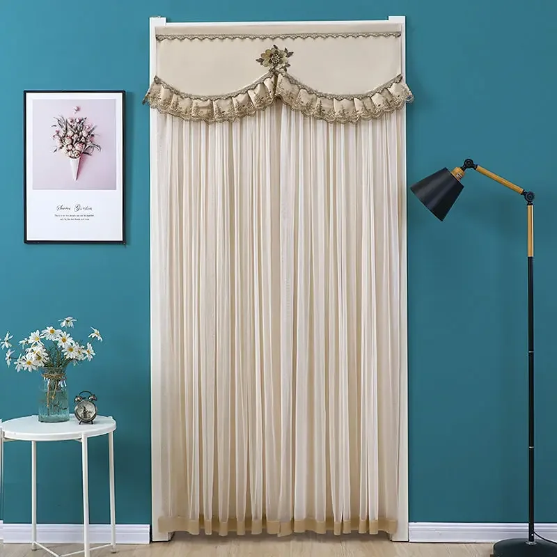 Anti-Mosquito Screen Door Curtain, Fabric Art Partition Curtain, Anti-fly, Insect-proof, Kitchen, Bedroom, Home Decoratives, 1Pc