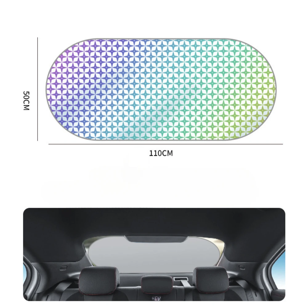 Car Sunshade Windshield Sunshade Windshield Sun Shade Automobile titanium silver sunshade rear sunshade rear heat insulation car interior sunshade panel