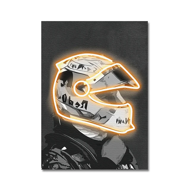 بارد دراجة نارية الصبي غرفة جدار الفن الديكور اللو...