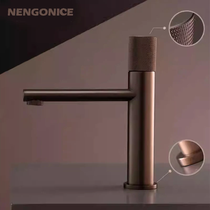 Bathroom Basin Faucet Mixer Washbasin Shower Room Counter Basin Ceramic Toiletries Smart Bath wc Tapple Hot & Cold Matt Black bathroom basin faucet