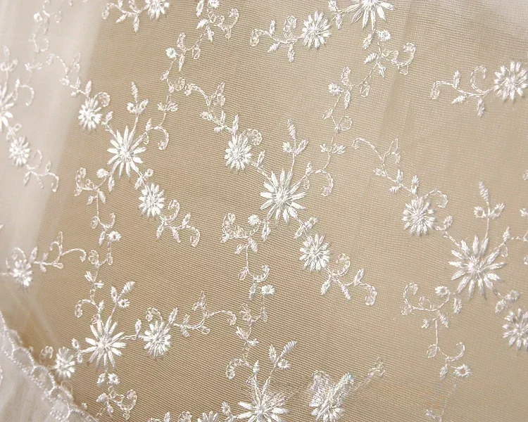 Lace Embroidered Piano Protective Cover White Transparent Gauze Double Curtain Piano Dust Cover Ruffle Edge Bench Case