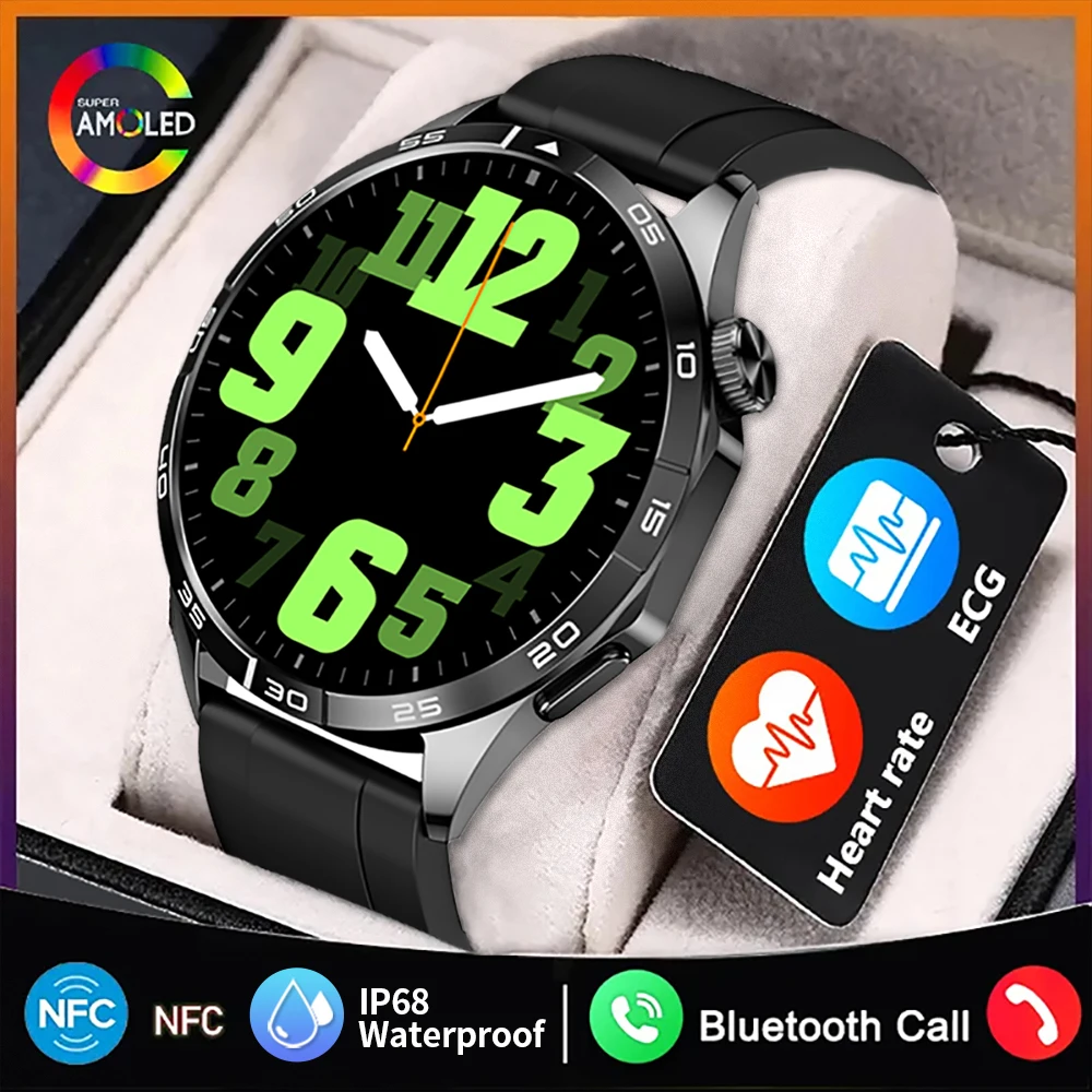 

For Huawei 2023 new Men's Sports Smart Watch Health Monitoring NFC AMOLED 466 * 466 HD Screen Bluetooth Call Women's Watch
