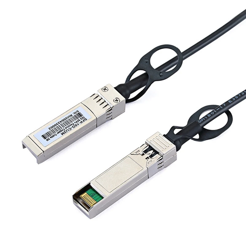 

3X 2M DAC Cable 10G SFP+DAC Cable Passive Direct Attach Copper Twinax Cable 30AWG Compatible For Ubiquiti Mikrotik Zyxel