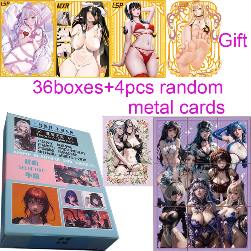 

Newest Secretive Cards Goddess Story Cards Tcg Anime Bikini Feast Booster Box Children Game Toys And Hobbies Gift
