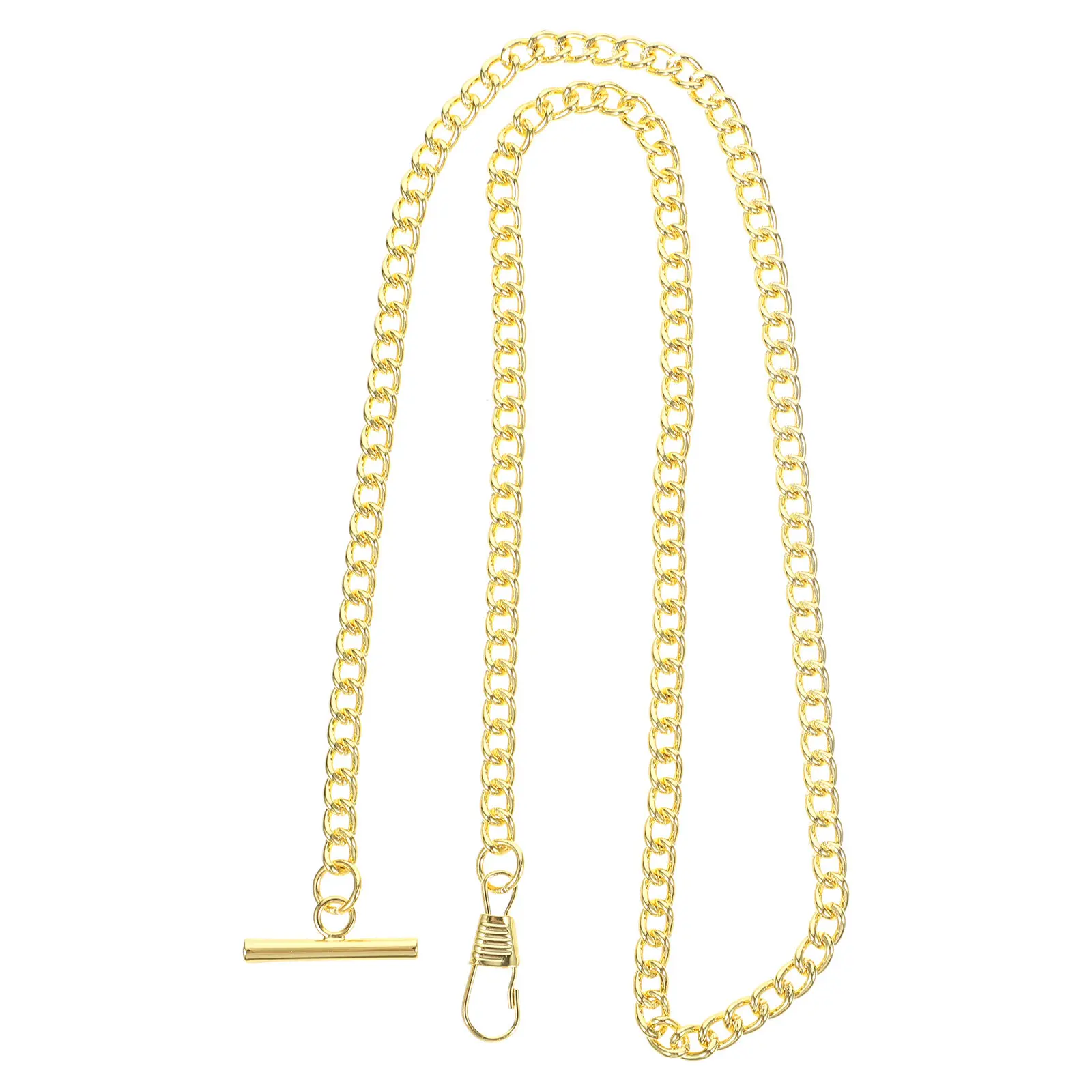 1Pcs 포켓 시계 의류 핸드백 청바지 장식을위한 스테인레스 스틸 허리 체인 경량 녹슬지 않는 세련된 패션 액세서리