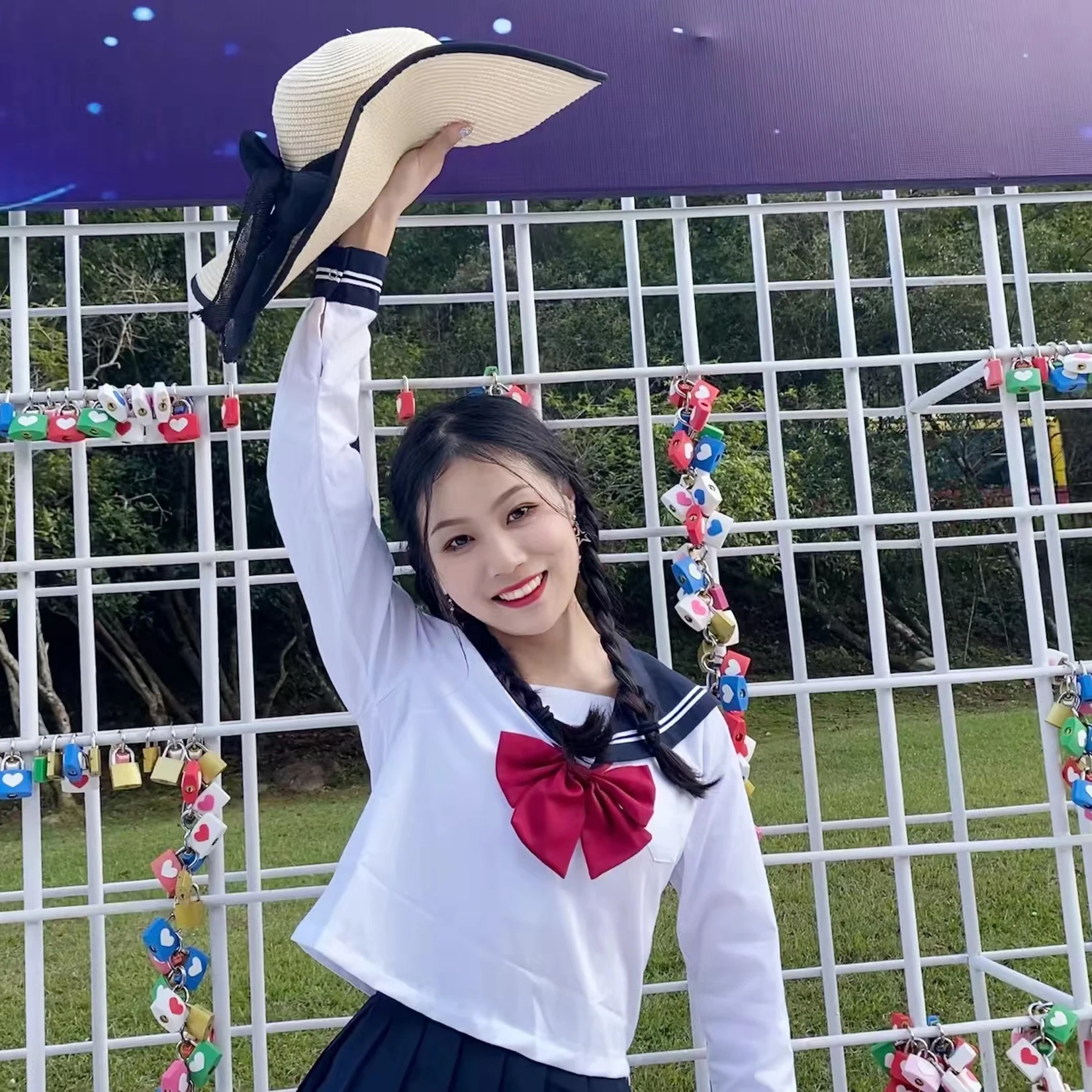 Japanese School Uniform Skirt and Tops for Girls Cosplay