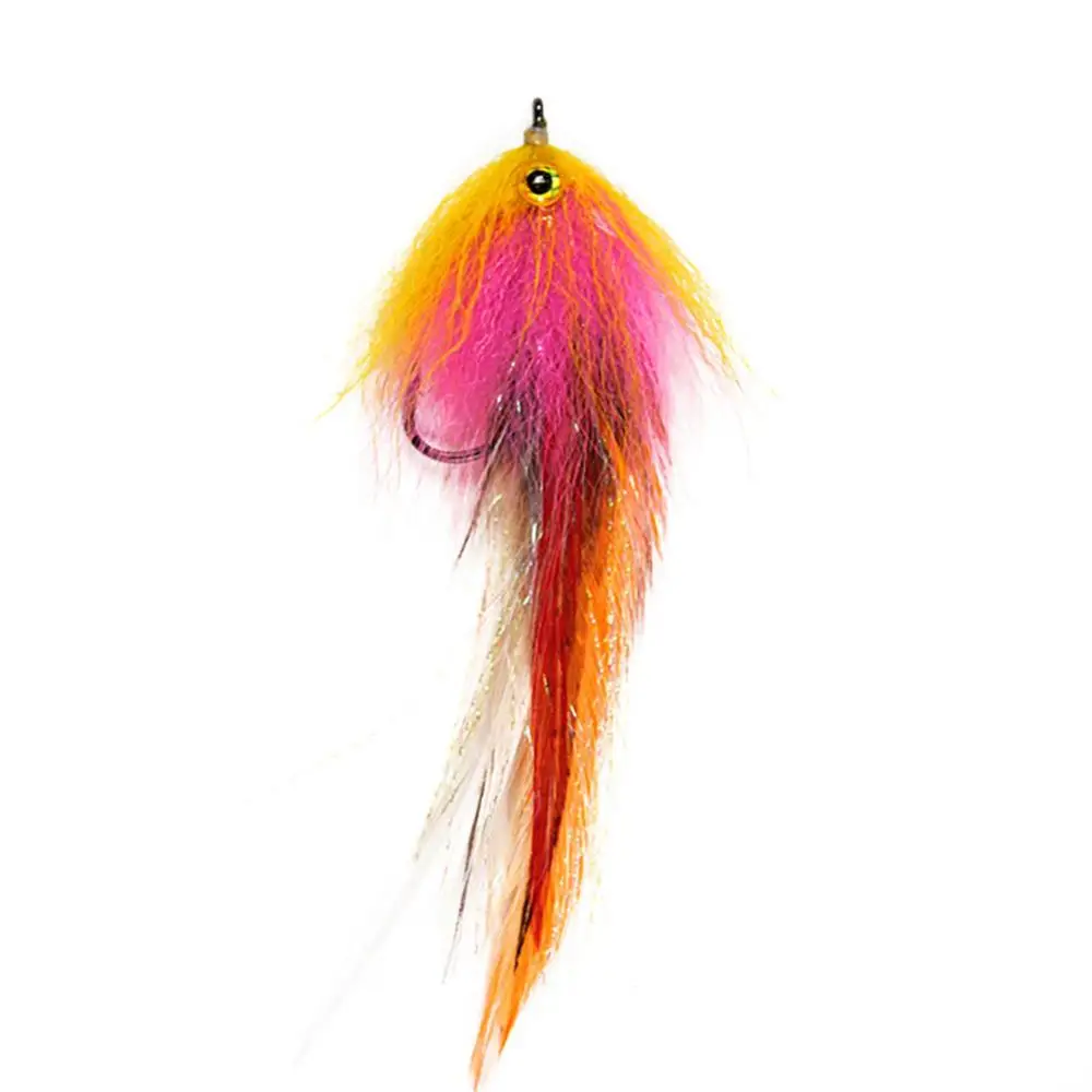 Sharp Feather Hook Trota Salmone Steelhead Pike Streamer Fly Fishing Mosche Tool