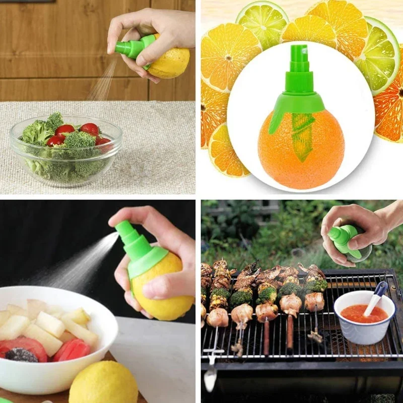 Manual Juice Squeeze Juicer Lemon Spray Mist Orange Fruit Squeezer Sprayer For Salad Fresh Flavor Kitchen Cooking Tools_voghion.com