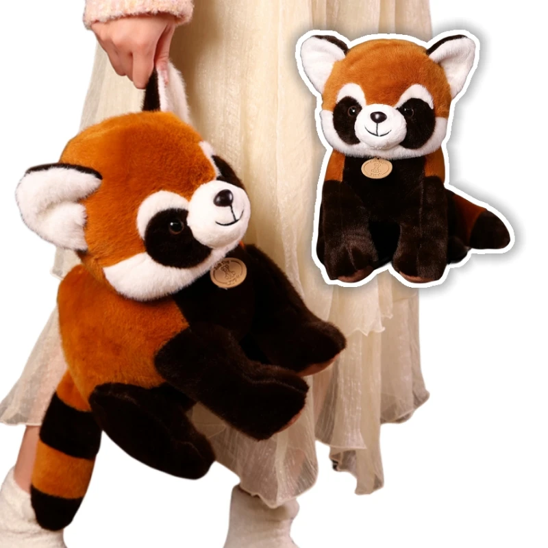 

Милая Реалистичная Набивная игрушка енота, модели диких животных, красная панда, набивные куклы, животные, мягкие детские игрушки для девочек, детские подарки