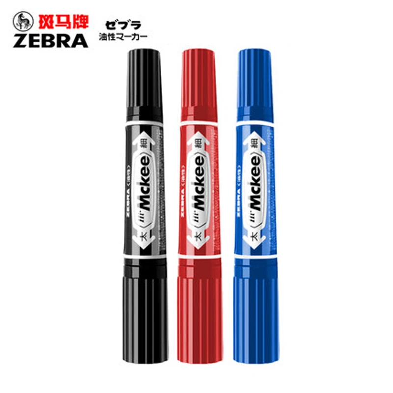 

Zebra 3pcs Double-headed Markerpen MO-150-MC Large Capacity Oil-proof Waterproof Painting Marking Pen Does Not Fade Art Supplies