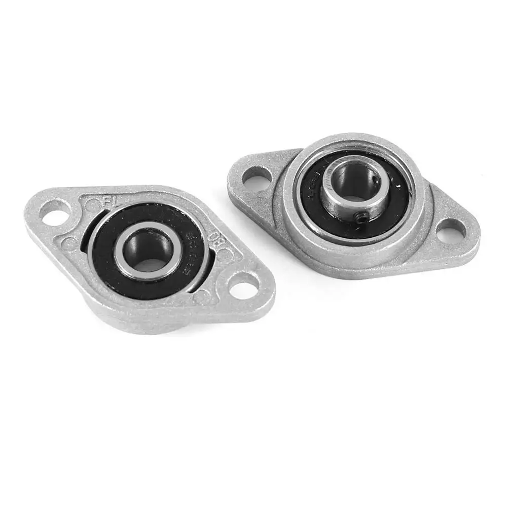 3D printer lead screw end support Zinc Alloy pillow block bearing KFL08 Bore 8mm 10mm 12mm 15mm Pillow Bearing Mounted