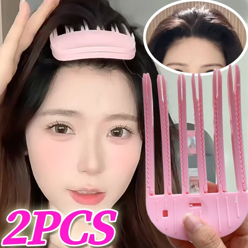 3/6Teeth Lazy Fluffy Hair Roots Clips Comb Hairs Styling Curling Barrel Portable Korean Hairpin Volumizing Wind Sculpting Comb 2