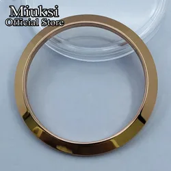 Polished Stainless Steel Watch Bezel for Fit 36mm case (Rose Gold 1)