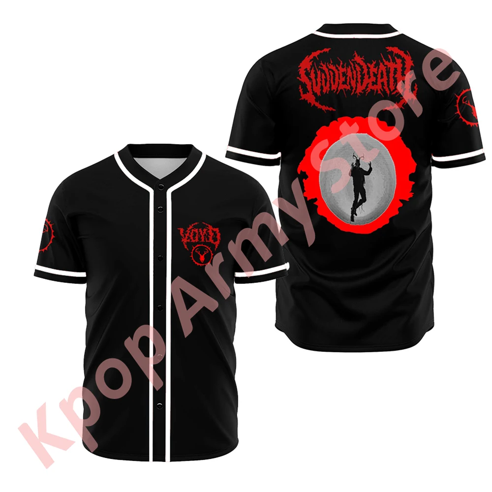 

Женская бейсбольная Футболка Svdden Death Merch, Повседневная футболка с короткими рукавами и логотипом на лето