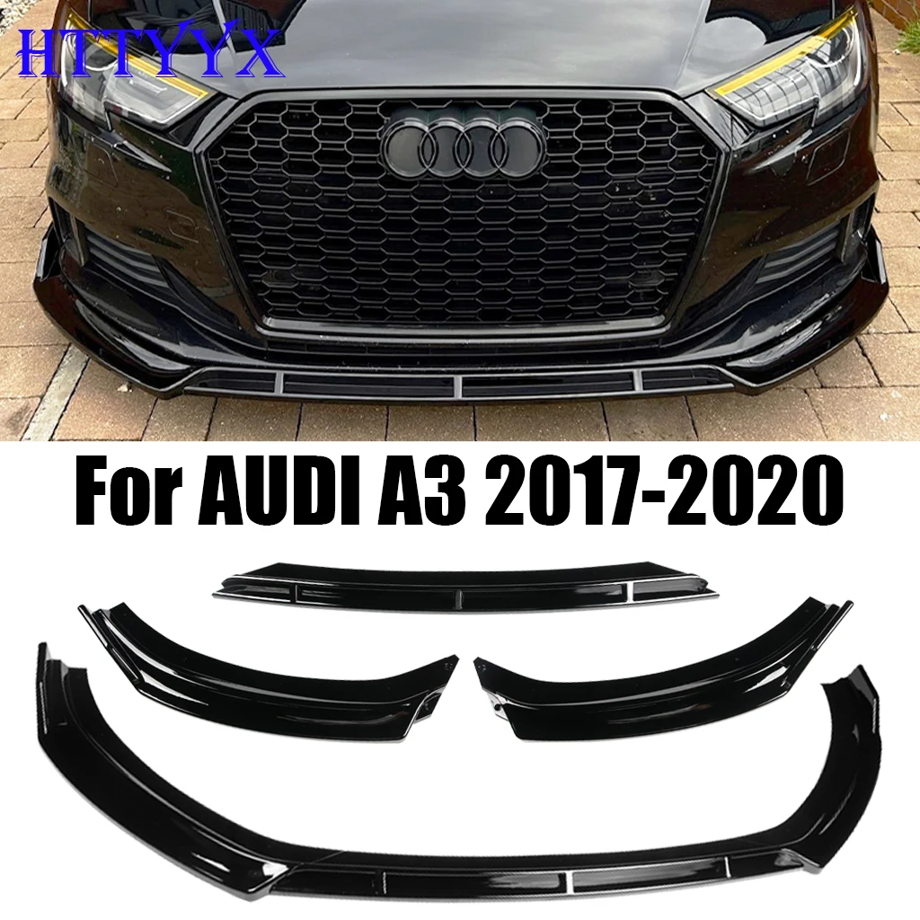 ドライカーボン製 アウディAUDI 粘着式 A3 S3 RS3 ハンドルカバー センサー穴付属 4枚セット ドライカーボン製 アウディAUDI 粘着式 A3 S3 RS3 ハンドルカバー