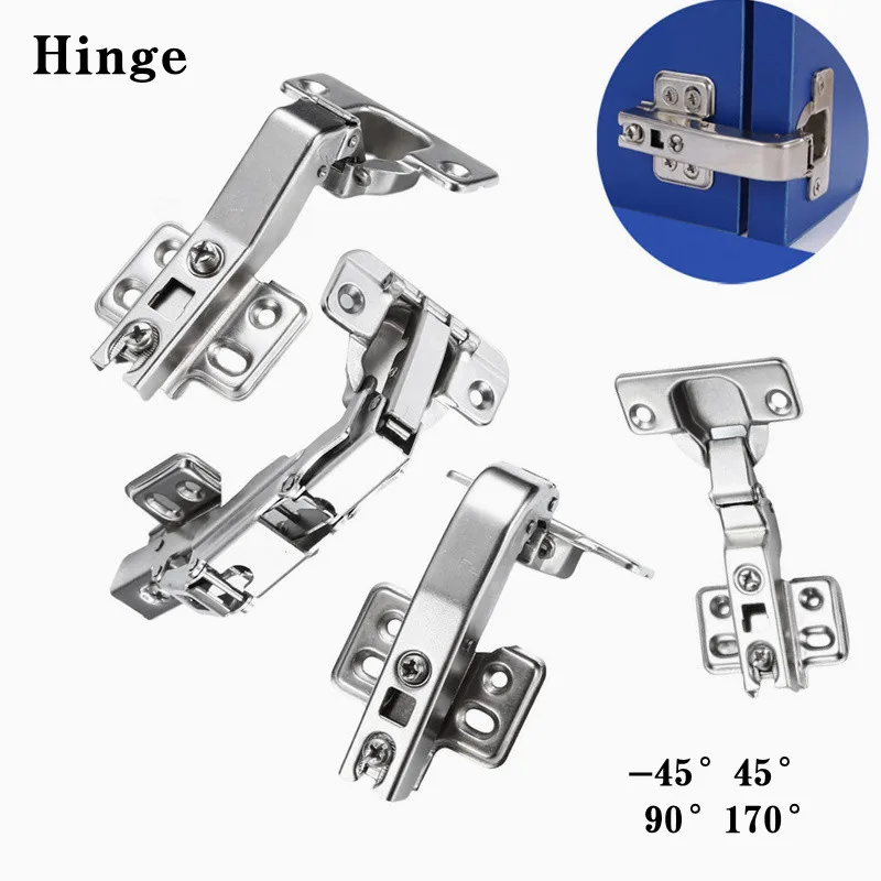 Cabinet Door Hinges 45/90 Degree with Hydraulic Damper cabinet door hinges furniture hinge cabinet hinges
