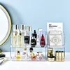 Desktop Makeup Organizer Emulsions Mask Storage Shelf Stackable Transparent Acrylic Cosmetics Rack Bedroom Sundries Container 2