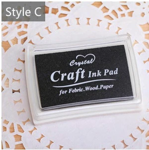 Mr Paper 15 Colors Inkpad Handmade DIY Craft Oil Based Ink Pad for Fabric Wood Paper Scrapbooking Ink pad Finger Painting C