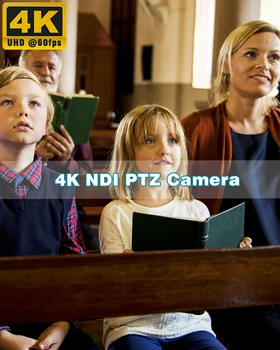 FoMaKo 60FPS 4K NDI PTZ Camera, 20X Optical Zoom(4pcs)+kC608 Pro PTZ Controller+M2 Video Mixer Switcher,NDI PTZ Bundle 3