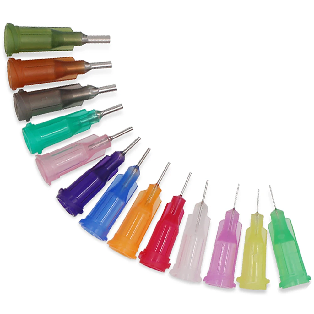 

10pcs Blunt Dispensing Needles 23.5mm Syringe Needle Liquid Dispenser Needle Blunt Tips For Gluing Filling Ink Oil Welding Flux