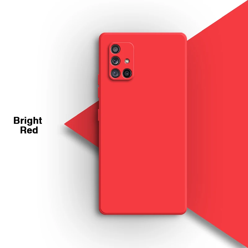 Shockproof Liquid Silicone Soft Candy Mobile Phone Case - Original and Simple Design