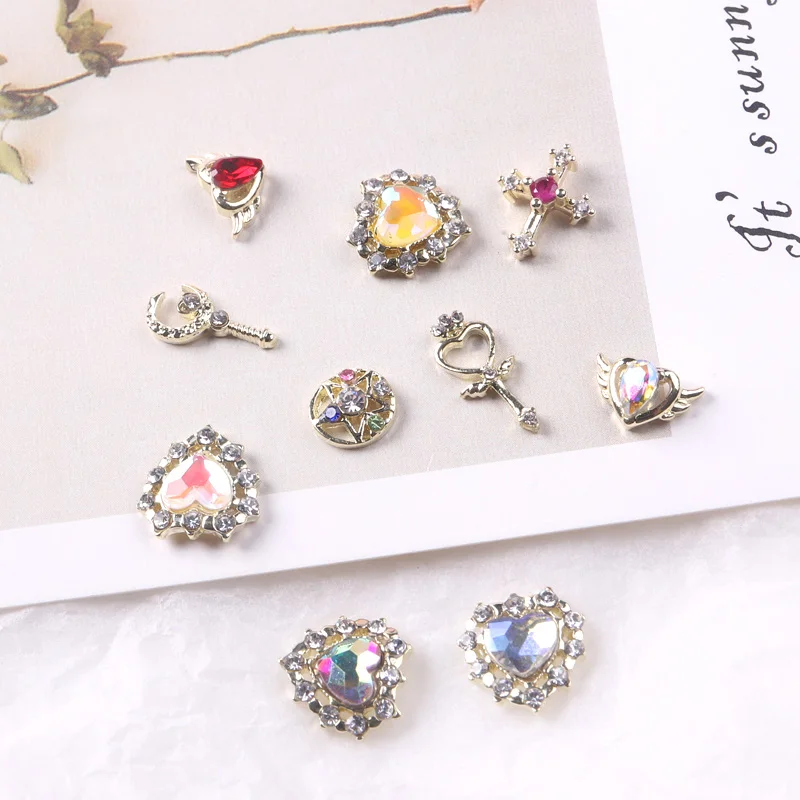 04 Pieces Trending Kawaii Nail Charm Green