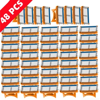 Rasoio da uomo Fusion Rasoio da uomo a 5/6 strati Fusion Pro Power Rasoio da barba Maschio Viso Barba Tagliacapelli Lame a 5 strati di ricambio 1