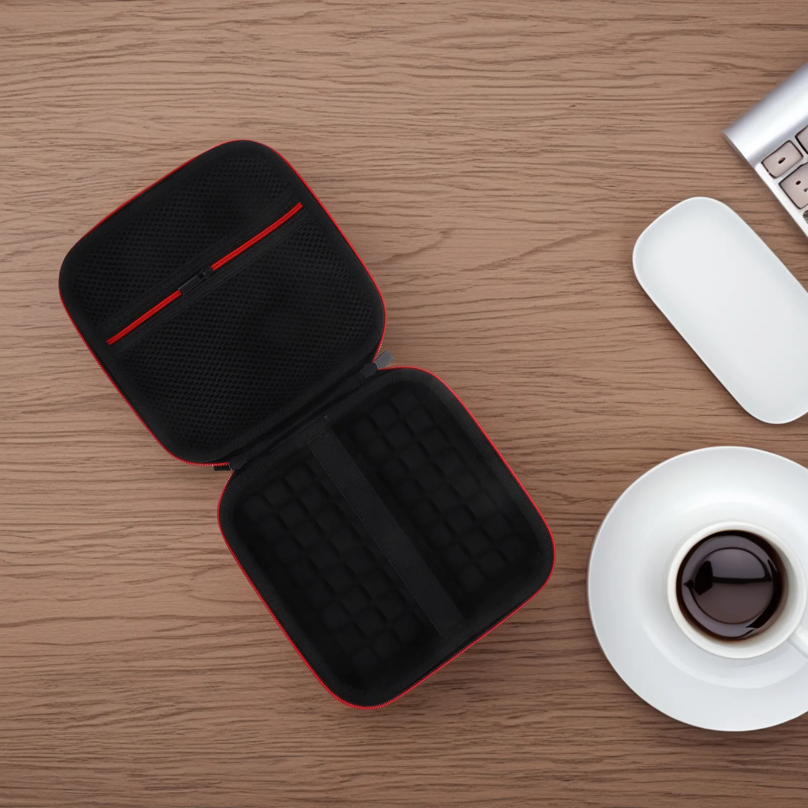 경량 EVA 보호 수납 파우치 (하드 디스크, 보조 배터리, 헤드폰, USB 케이블, U 디스크, 여행용 휴대용 케이블 정리함)