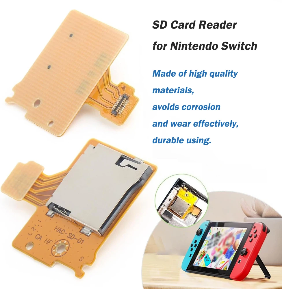 High-Precision SD Card Reader Slot Memory Card Socket Replacement