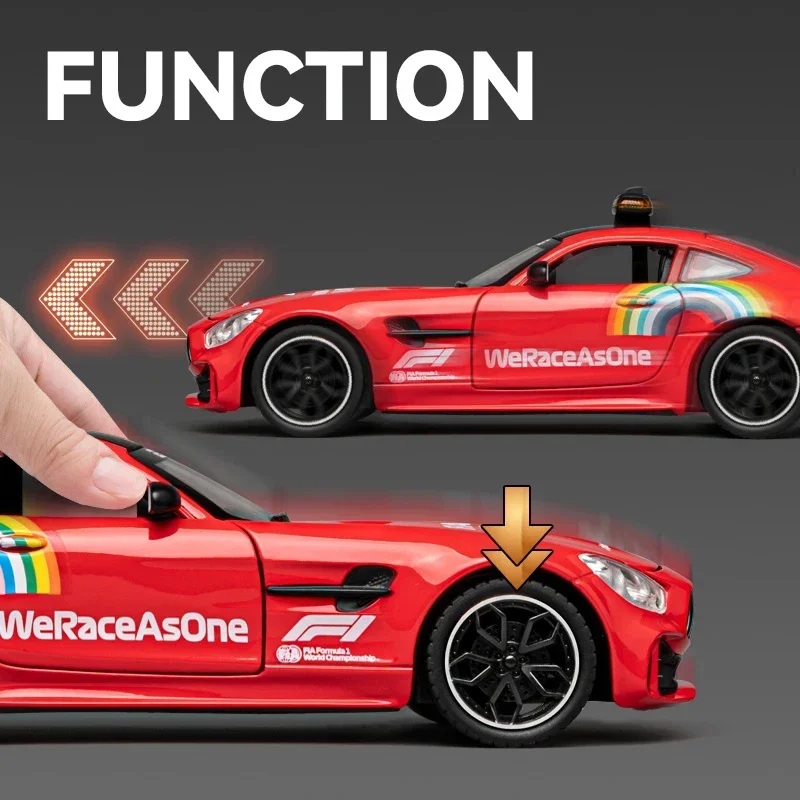 1:24 Mercedes Benz AMG GTR F1 Safety Car Alloy Supercar