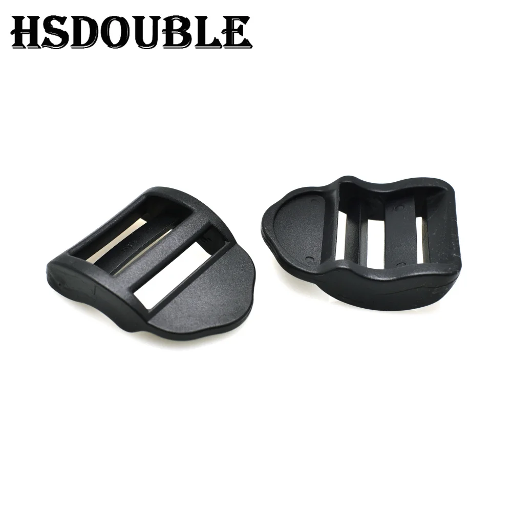 Plastic Ladder Lock Slider Release Buckles 20mm 25mm 32mm 38mm 10 Pcs/Pack for Backpack Straps Webbing