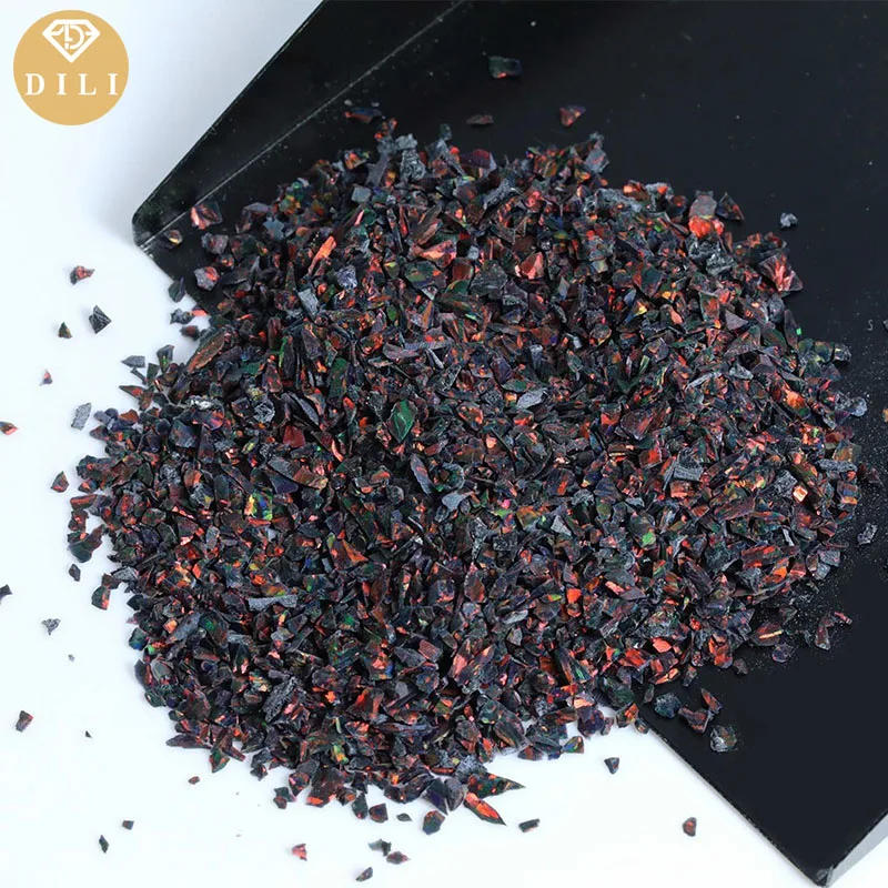 Promotions 5g/Lot OP01-30 Free Shipping 8 Size Can Be Choosed Synthetic Crushed Opal Powder For Nail Art,Ring,Earring