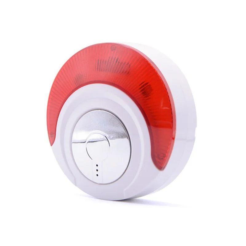 

MD-214R Focus Wireless 433mhz/868mhz Indoor Internal Alarm Strobe Siren Anti-remove 110db Red Siren LED Flashing Threaten Theif