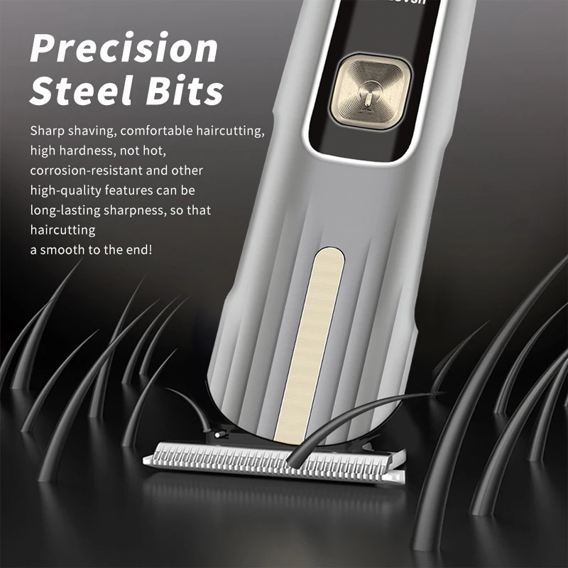 WAIKIL Professional Men's Barber Set Multi functional Hair clipper Nose Hair Trimmer USB Charging Cordless Razor Styling Tool 2