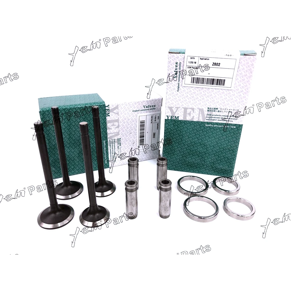 

Made in China Z602 Valve kit For Kubota