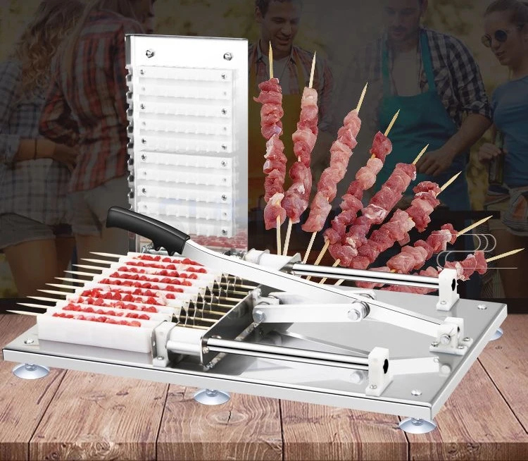 Máquina Manual Espeto De Carne, Espeto De